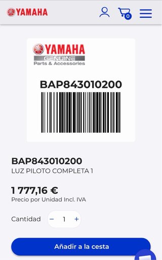 Faro Delantero Yamaha Tracer 9 GT 2021-2024