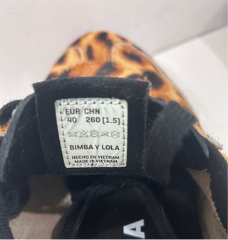Zapatillas Bimba y Lola Piel Animal Print T40