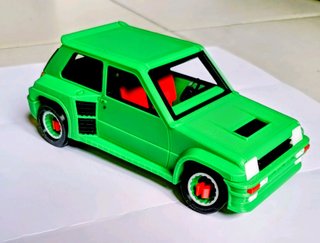 Maqueta Renault 5 Kit Card