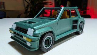 Maqueta Renault 5 Kit Card