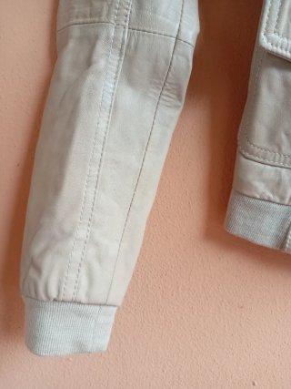 Giubbino pelle donna beige XS