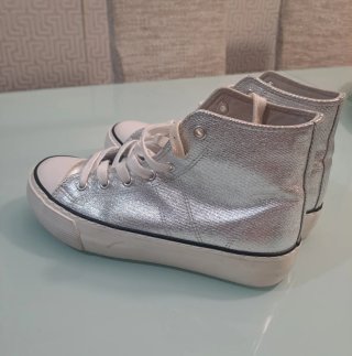 Zapatillas Plata Mujer Talla 38