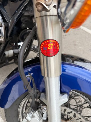 Yamaha Drag star 1100 xvs Cruiser Azul y Negra