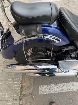 Yamaha Drag star 1100 xvs Cruiser Azul y Negra