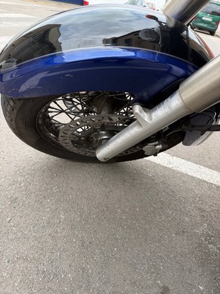 Yamaha Drag star 1100 xvs Cruiser Azul y Negra