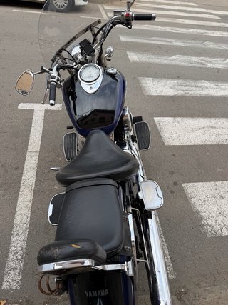 Yamaha Drag star 1100 xvs Cruiser Azul y Negra