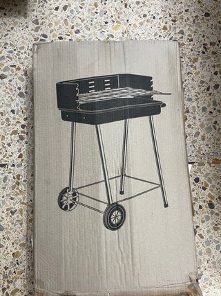Barbacoa Carbón con Ruedas