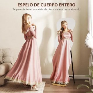 Espejo ondulado de pie