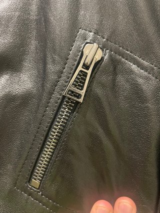 Chaqueta de cuero Belstaff Negra