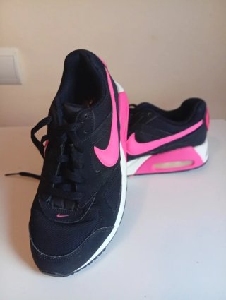 Nike Air Max 38.5 Negro/Rosa Sin Uso