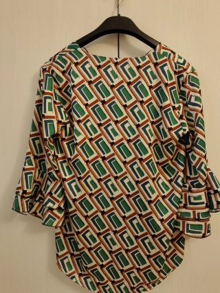 Blusa fantasia manica 3/4