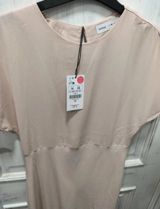Vestido Lefties Talla M Beige