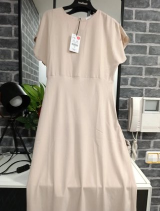 Vestido Lefties Talla M Beige