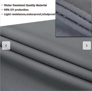 Toldo Vela Sombra Gris Impermeable 3x4,5m