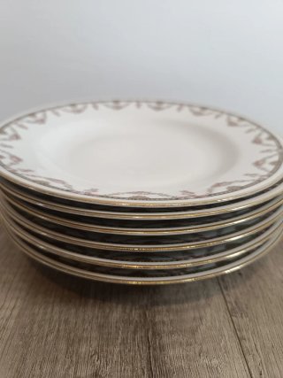 6 Platos Hondos Limoges JBT& Cie 1901-1913