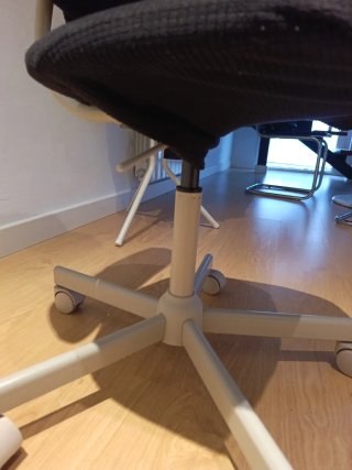 Silla de escritorio Ikea negra