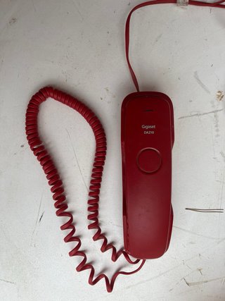 Teléfono fijo Gigaset DA210 rojo