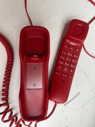 Teléfono fijo Gigaset DA210 rojo