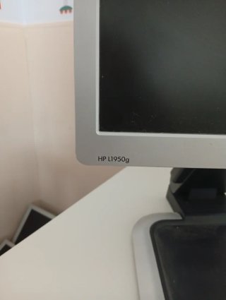Monitor HP L1950g Plata y Negro