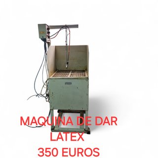 Máquina para dar látex calzado