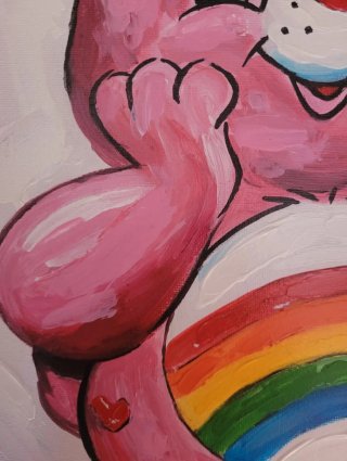 Cuadro Oso Amoroso Acrílico
