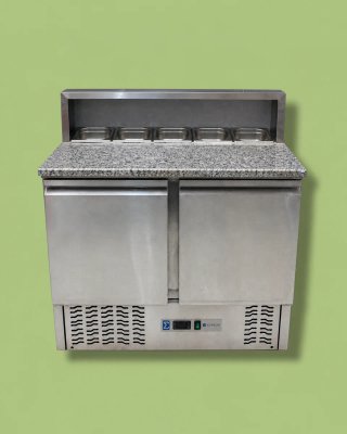 Mesa fría de pizza