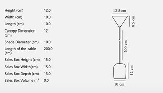 Lámpara de techo gris