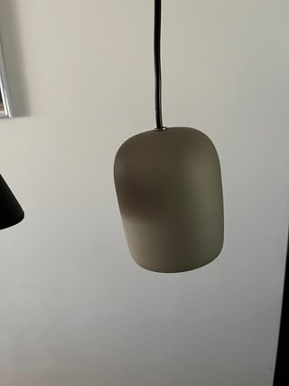 Lámpara de techo gris