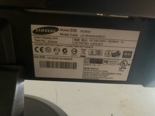 Monitor Samsung Argento/Nero