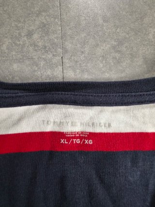 T-shirt Tommy Hilfiger donna righe V XL