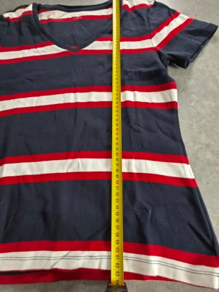 T-shirt Tommy Hilfiger donna righe V XL