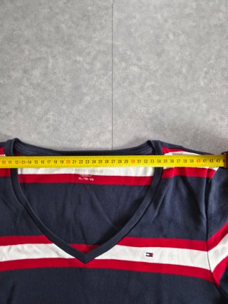 T-shirt Tommy Hilfiger donna righe V XL