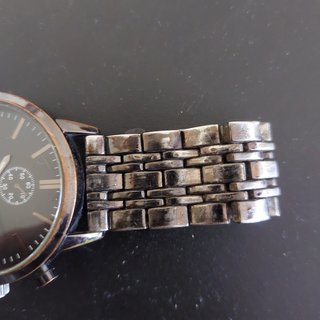 ALDO orologio da polso in acciaio quadrante scuro