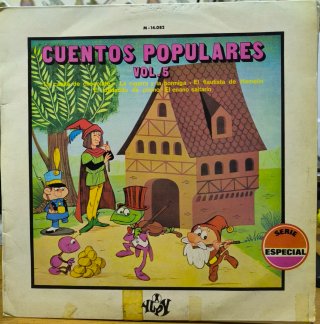 4 Vinilos 33rpm Cuentos Populares Vol.1