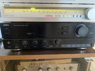 Amplificador Aiwa XA-007 Preto/Prata