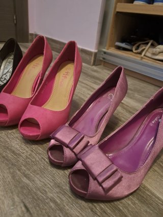 Lote 4 pares tacones mujer
