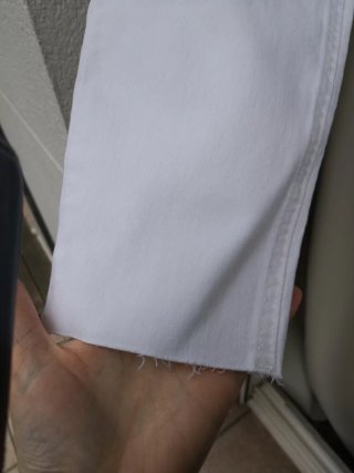 Pantalones vaqueros MANGO blancos talla L/40