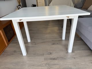 Mesa extensible Ikea Null BJURSTA blanca