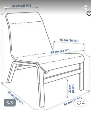 Sedia Ikea Nera