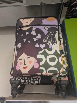 Maleta de cabina con estampado divertido