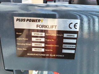 Carretilla elevadora PLUS POWER 25