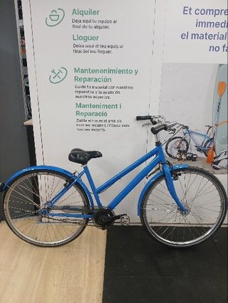 Bicicleta Paseo Azul rueda 28