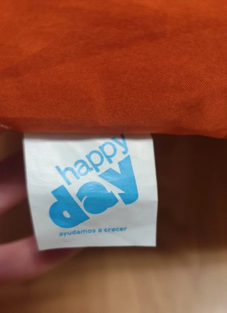 Colchón cuna plegable naranja Happy Day