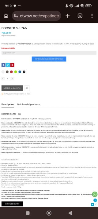 Patinete eléctrico