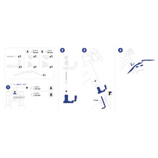 Kit Guardabarros Bici MTB Delantero + Trasero Rígidos V3
