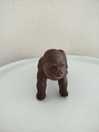 Figura Mono Gorila Grande Marrón