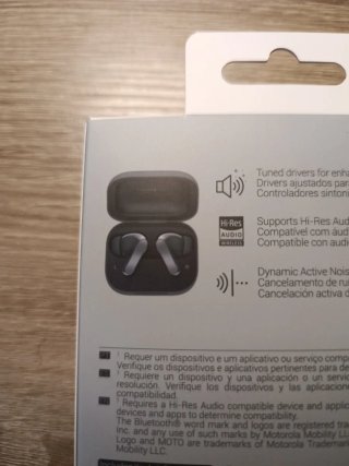 Auriculares Motorola Moto Buds Bass Negros