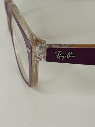 Occhiali da vista Ray-Ban viola doppio strato