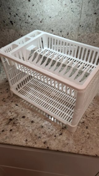 Escurridor platos blanco