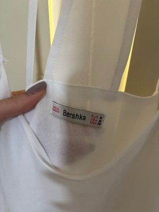 Top tirantes Bershka blanco